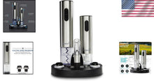 Load image into Gallery viewer, Premium Electric Corkscrew &amp; Wine Preserver Gift Set - Perfect for Enthusiasts