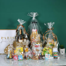 Load image into Gallery viewer, Durable 20" x 30" Clear Cellophane Bags with Twist Ties for Events - 100 Pcs