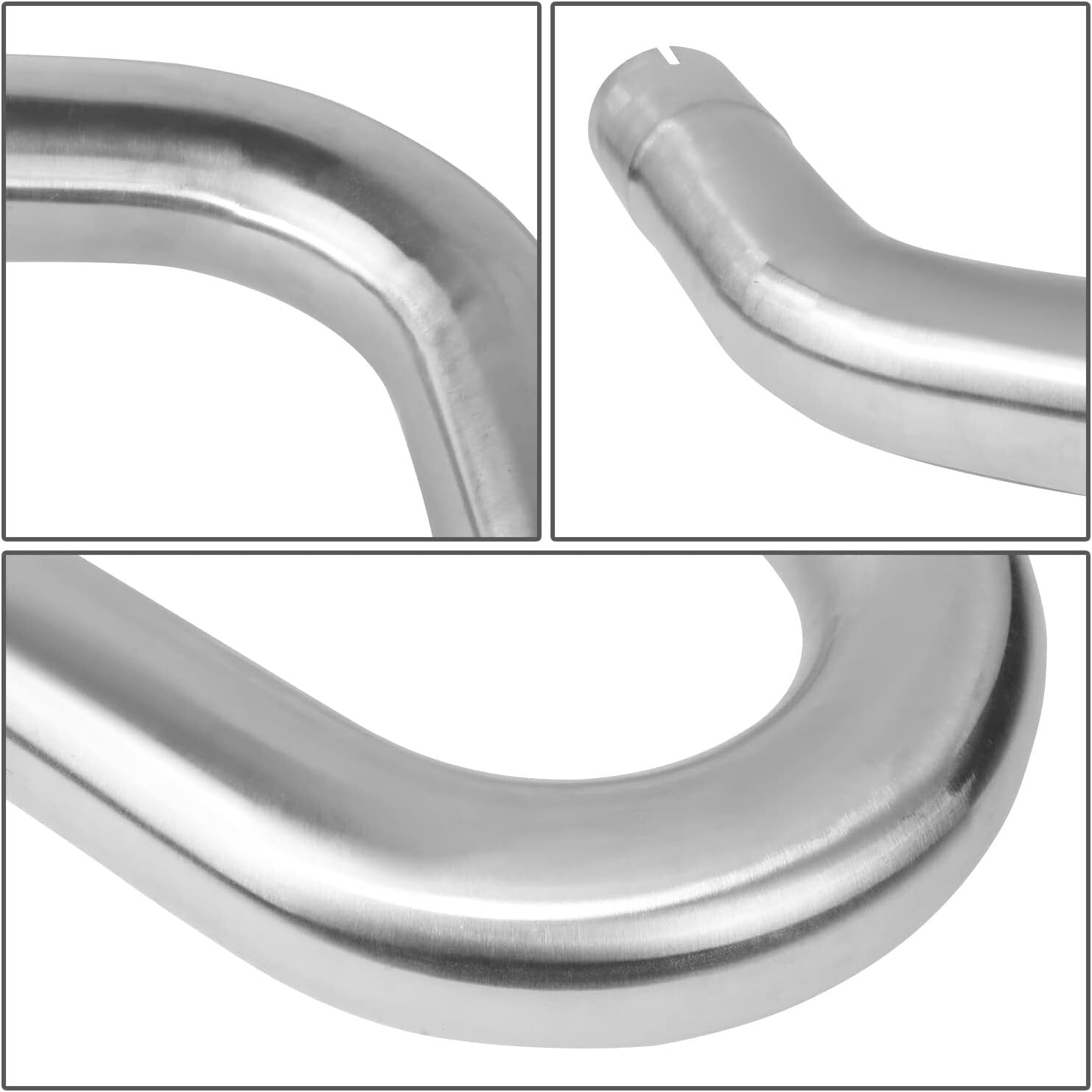 DIY Universal Exhaust Tubing Kit - 16 Pcs 3.0" Stainless Steel Mandrel Bends