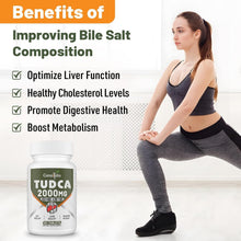 Load image into Gallery viewer, Powerful TUDCA Liver Detox Tablets (2000mg) - 120 Count, Non-GMO &amp; Allergen-Free