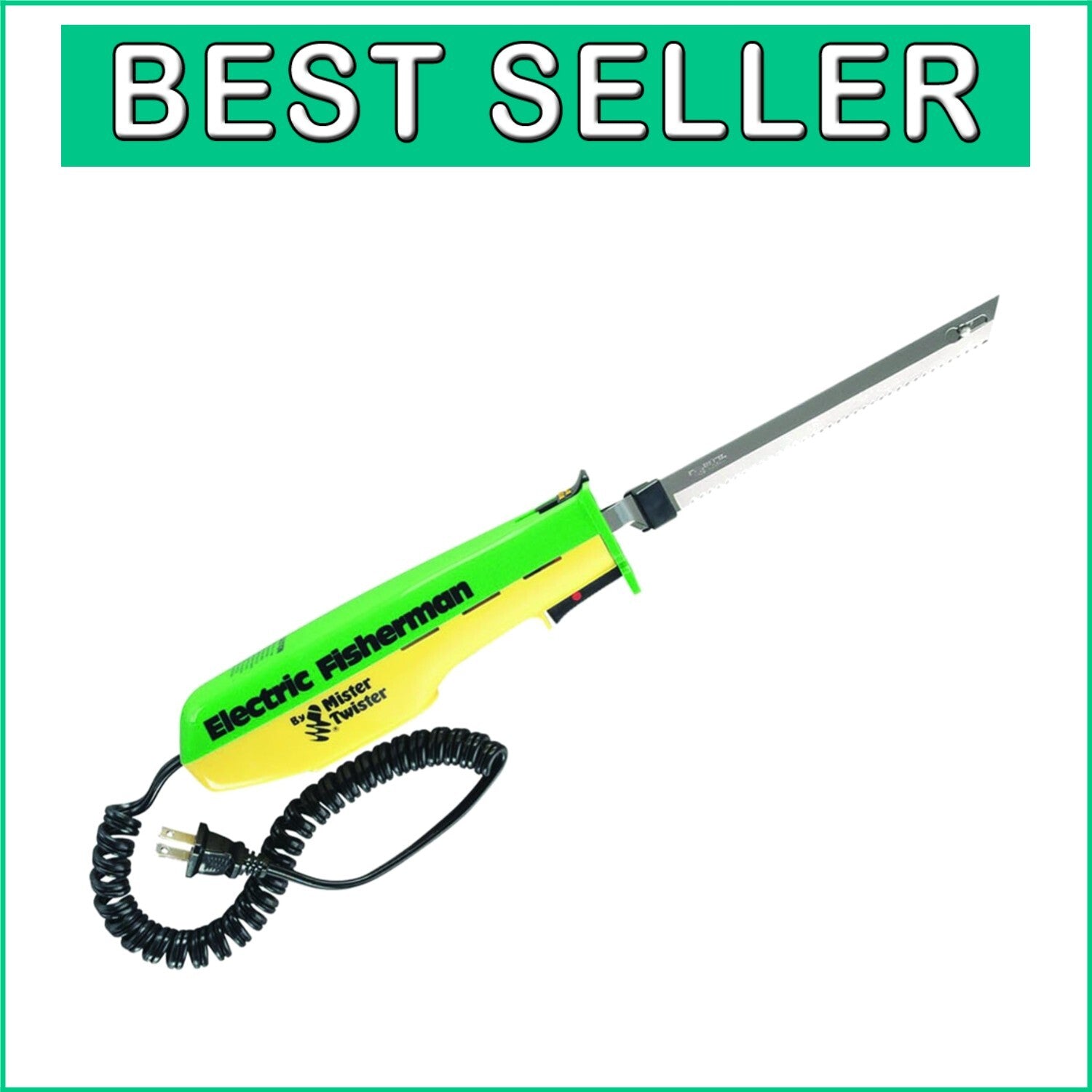 Efficient Multi-Color 120V Electric Knife with Ergonomic Handle and Safety Lock