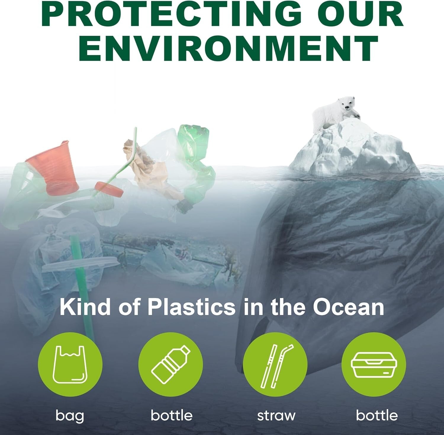 Classic Solid Black 7.75 Inch Drinking Straws - Biodegradable Bulk Case of 4000