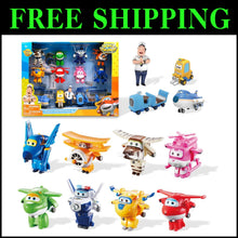 Load image into Gallery viewer, Transforming Airport Playset with 8 Character Figures - Gift for Boys &amp; Girls