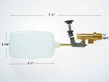 Load image into Gallery viewer, Durable Brass and Stainless Steel Float Valve for Livestock and Water Fountains