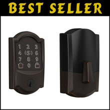 Load image into Gallery viewer, Encode Plus WiFi Smart Lock - Keyless Deadbolt with Touchscreen and Camelot Trim