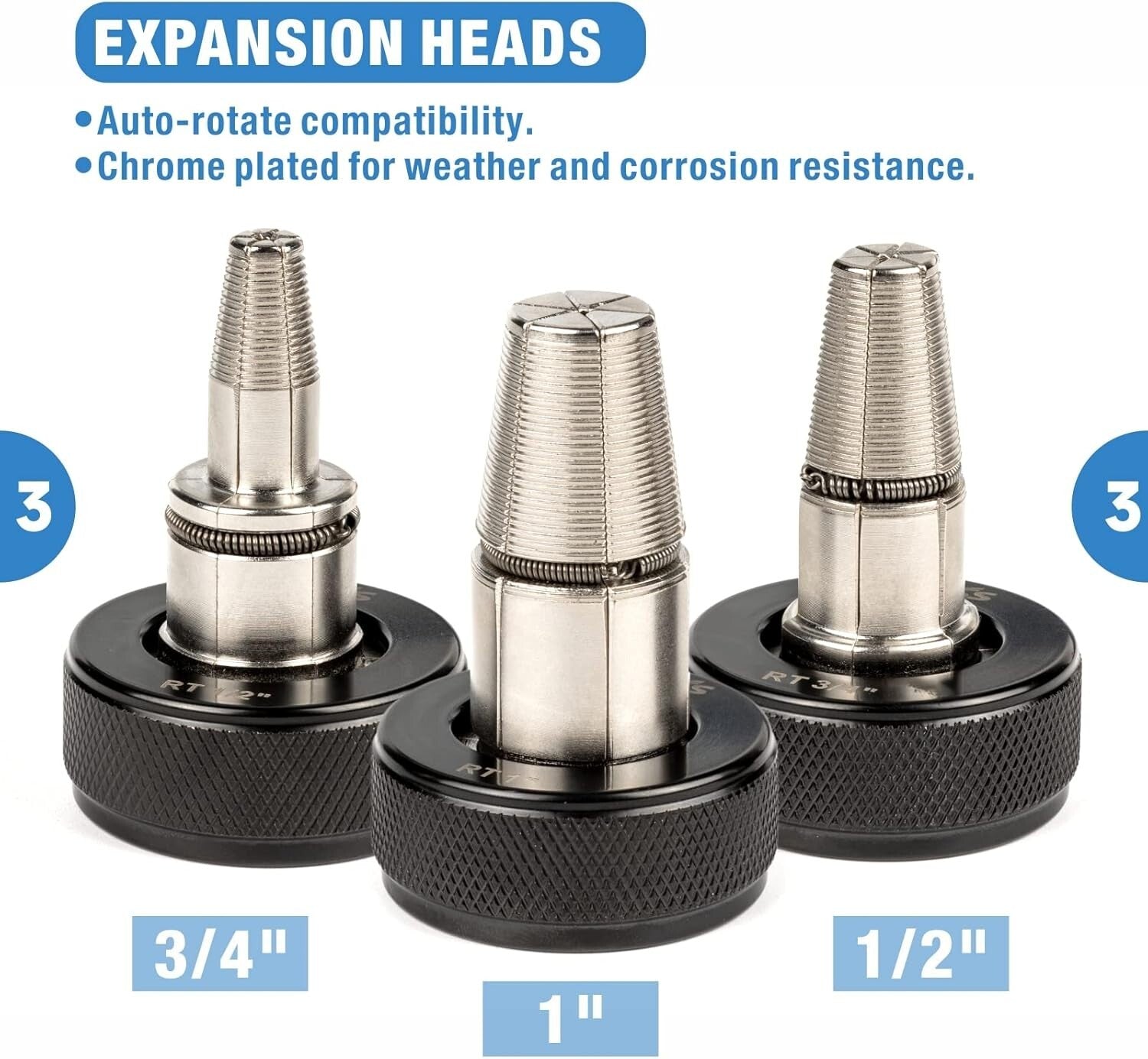 Comprehensive PEX Expansion Tool Kit with Auto Rotation for Secure Plumbing