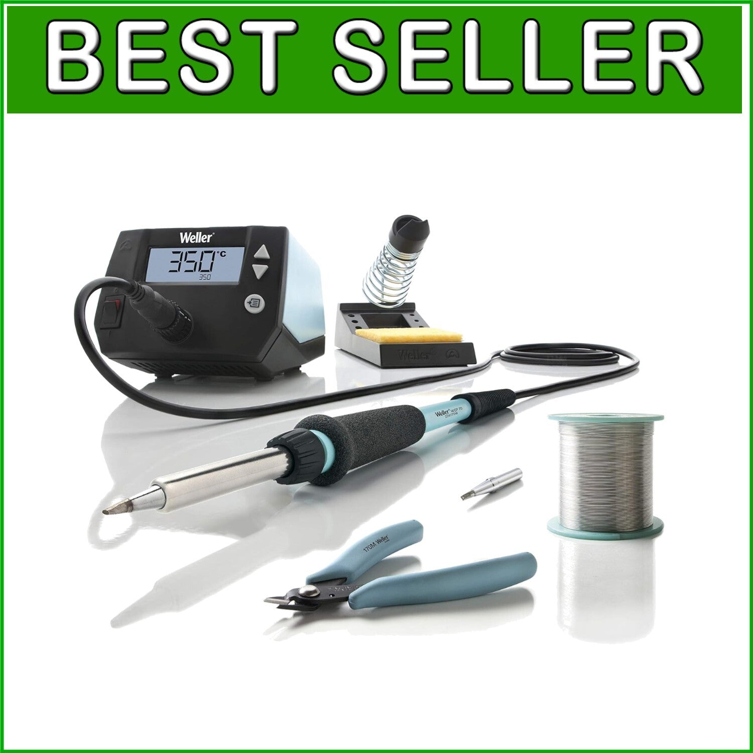 Digital Soldering Station 8-Piece Kit - Perfect for Learners in Electronics