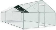 Load image into Gallery viewer, Easy Assembly 10x20FT Metal Poultry Cage with Waterproof Cover for Outdoor Use