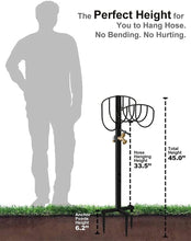 Load image into Gallery viewer, Portable Garden Hose Holder with Heavy-Duty Brass Faucet - Lightweight Design