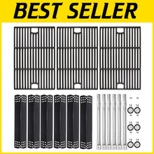 Load image into Gallery viewer, Premium Stainless Steel Burners &amp; Cast Iron Grates for Nexgrill Models 720-0896