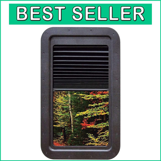 Easy Install Slim Shade for Door Window – Tinted Glass and Pleated Design