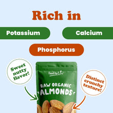 Load image into Gallery viewer, Nutritious 5 lbs Organic Raw Almonds - Plant-Based Protein, Rich in Vitamin E