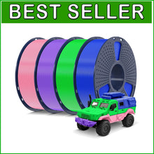 Load image into Gallery viewer, Premium 4kg PLA 3D Filament, Neatly Wound Spools in Pink, Purple, Blue &amp; Green