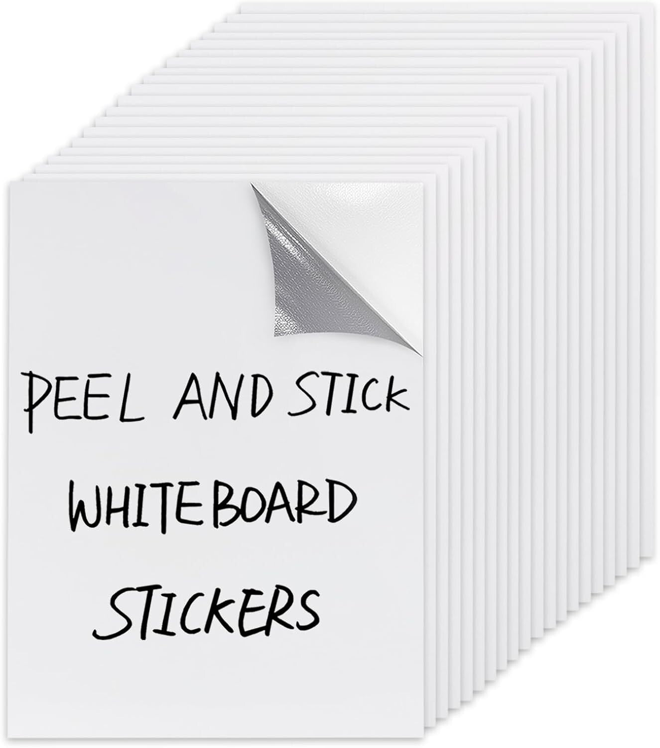 8.3''x11.7'' Dry Erase Stickers - Versatile Vinyl Sheets for Walls, Desks & More