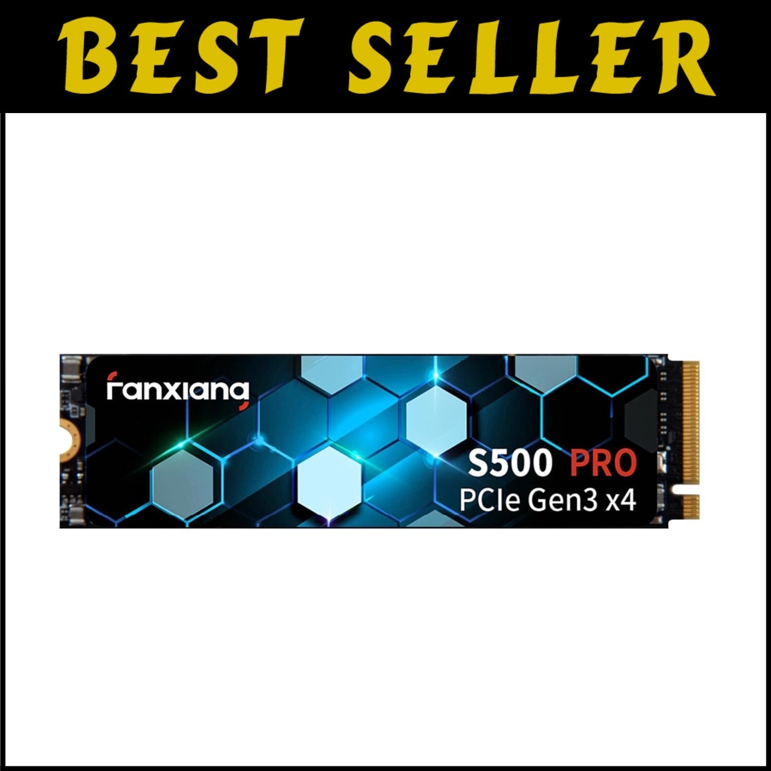 S500 Pro 2TB SSD - 3500MB/s Speed, Shock Resistant, Perfect for Gaming & Work