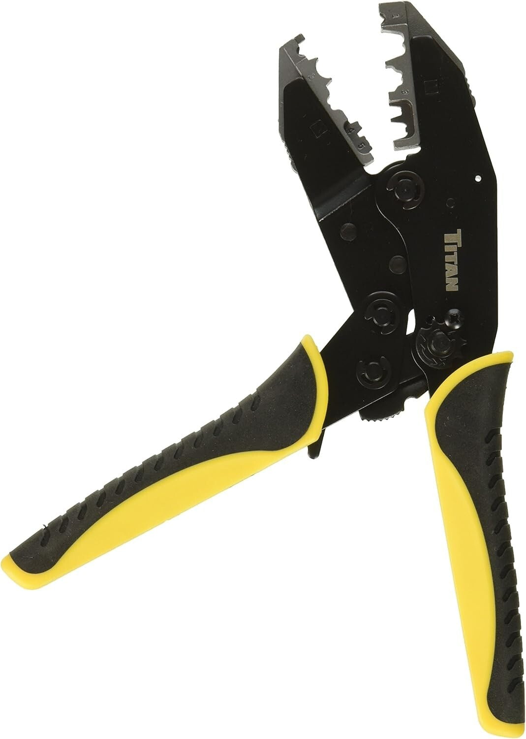 Ratcheting Spark Plug Connector Crimper with Quick Change Jaw for Precision