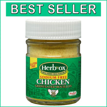 Load image into Gallery viewer, Herb-Infused Sodium-Free Chicken Bouillon Granules - 3.3 Oz Jar Pack of 12