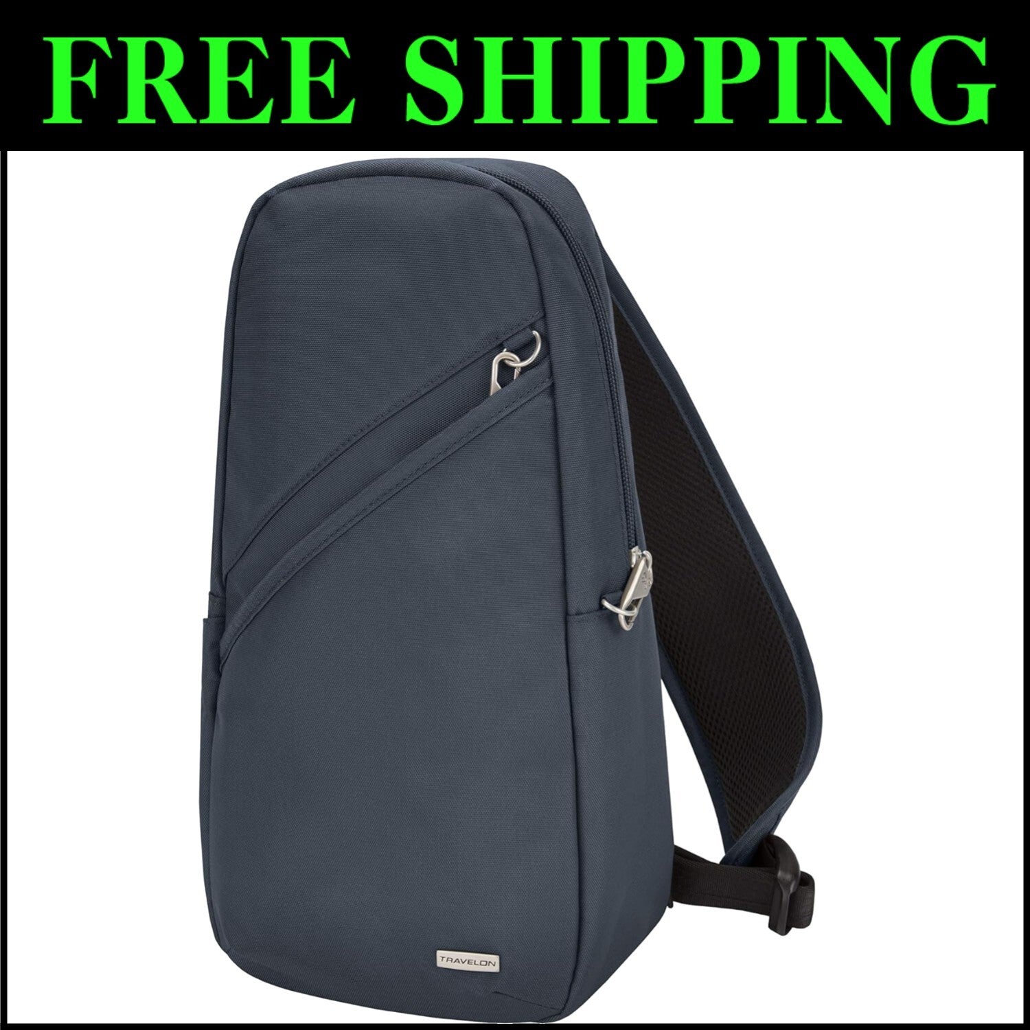 Stylish Anti-Theft Sling Pack with Slash-Resistant Features and Adjustable Strap