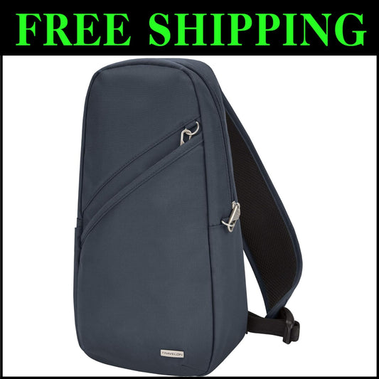 Stylish Anti-Theft Sling Pack with Slash-Resistant Features and Adjustable Strap