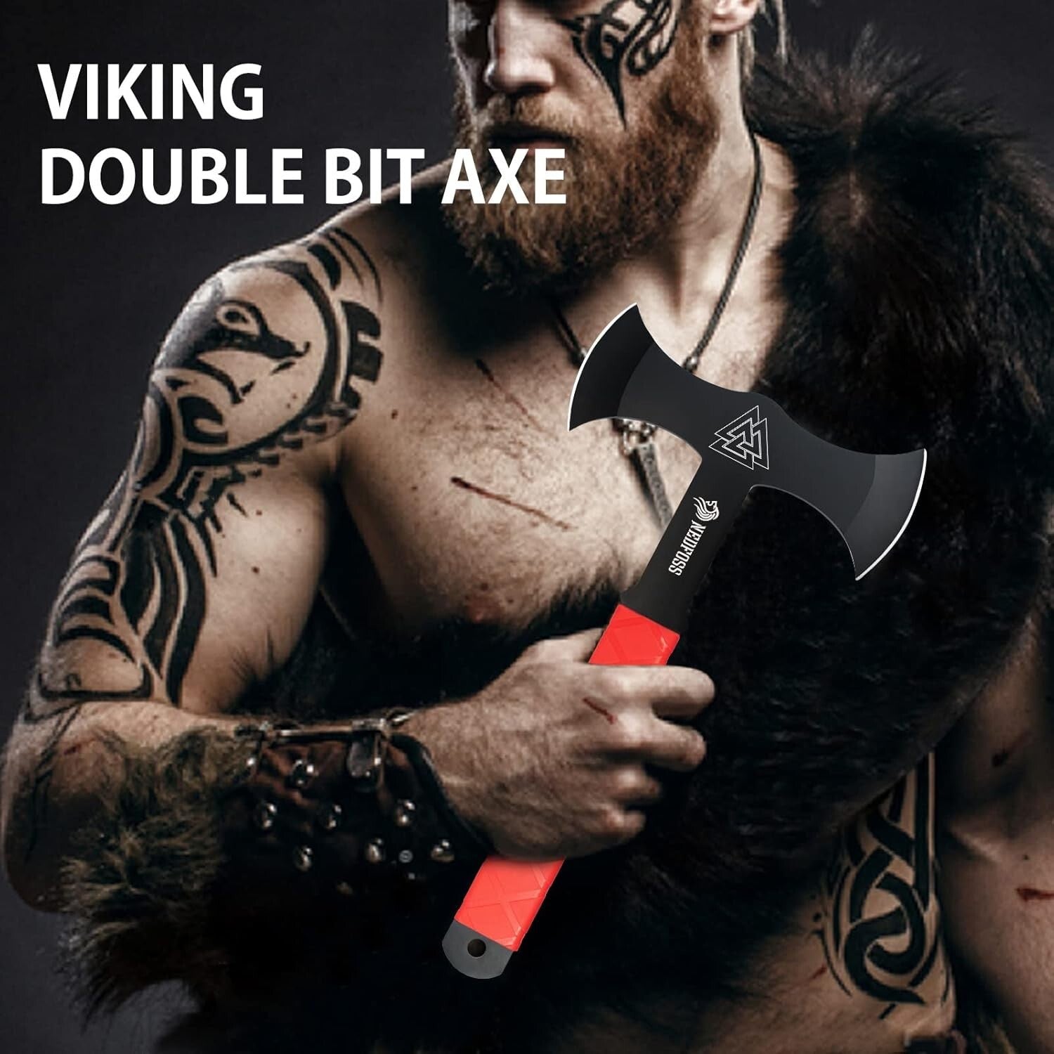 Lightweight 11.9" Viking Axe Throwing Set with Sheath - Perfect for Competitions