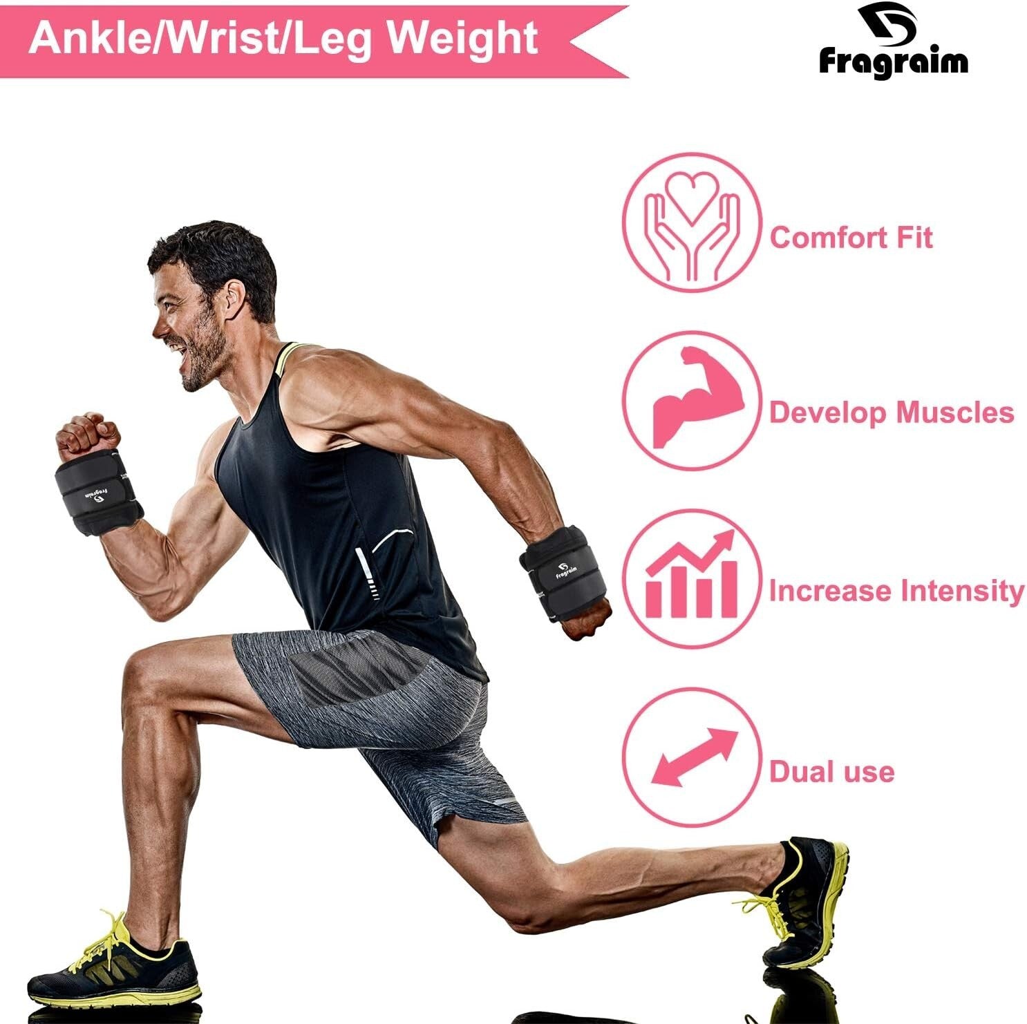 High-Performance Ankle Weights for Strength & Rehabilitation - Pair Available