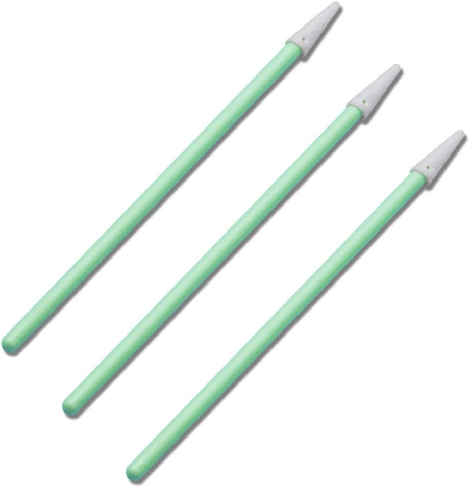 500-Pack Pointed Foam Tip Swabs - Lint-Free for Electronics & Optical Lens Care