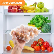 Load image into Gallery viewer, Eco-Friendly 12 Count Egg Cartons - 160 Clear Plastic Trays for Fresh Eggs