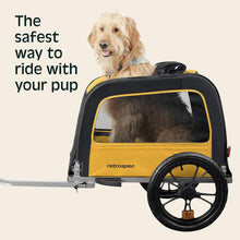 Load image into Gallery viewer, Compact Folding Pet Bike Trailer with Safety Features for Adventurous Pet Owners
