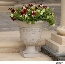 Load image into Gallery viewer, Weather-Resistant 20" Moroccan Stone Planter Urn for Traditional Garden Elegance