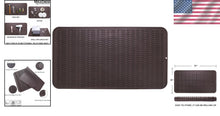 Load image into Gallery viewer, Multi-Functional Silicone Kitchen Mat - Dish Drying and Liner - Coffee Color