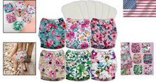 Load image into Gallery viewer, Ultimate Comfort Cloth Diapers - 6 Pack with Athletic Wicking Jersey Lining
