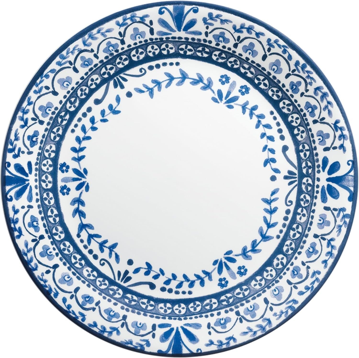 Elegant 6-Piece Lightweight Dinner Plate Set - Microwave & Dishwasher Safe