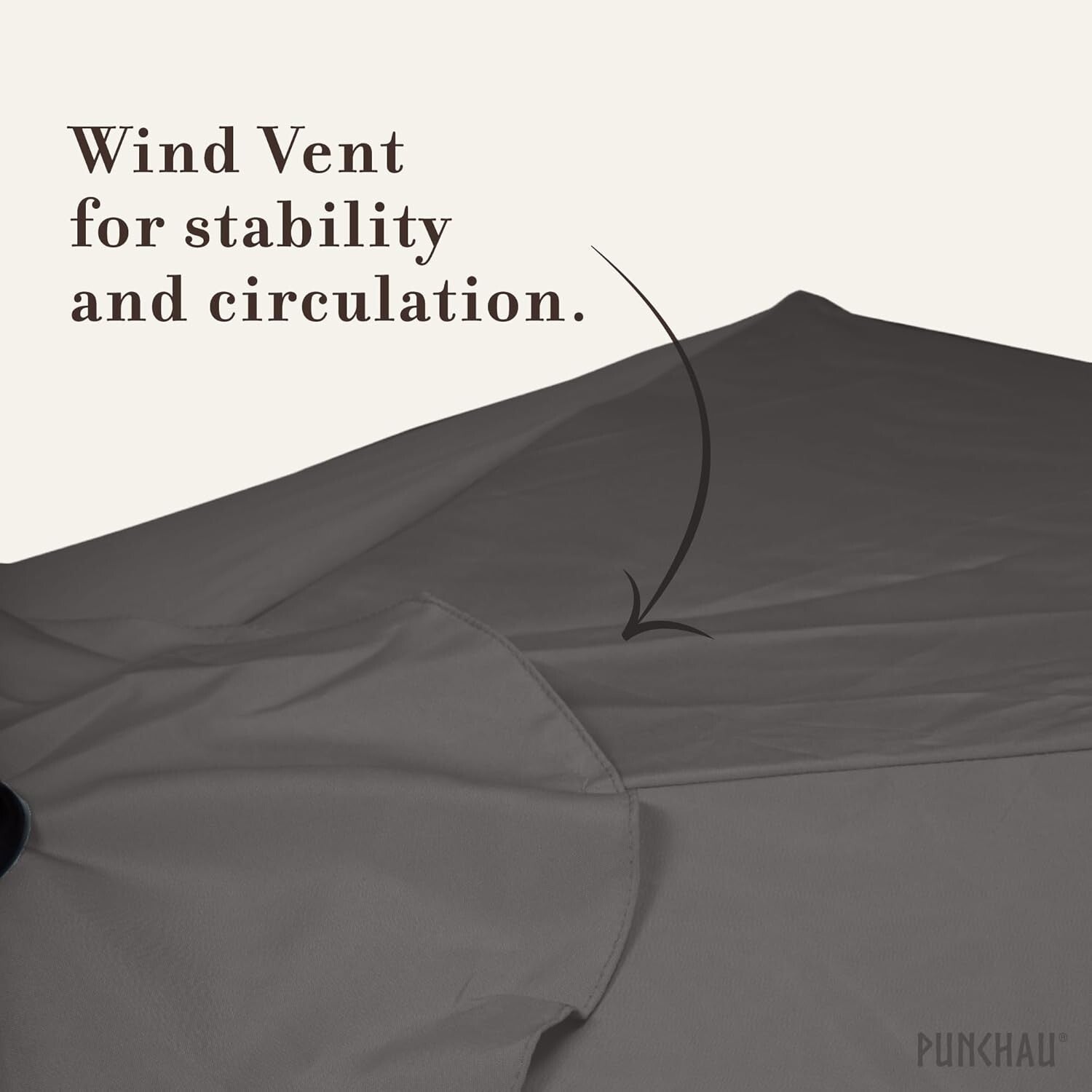 Durable 6 Ft Outdoor Umbrella - Easy Crank & Tilt Design for Ultimate Shade