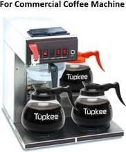 Load image into Gallery viewer, Ergonomic 12-Cup Coffee Decanter - Shatter-Resistant with Non-Scratch Brush