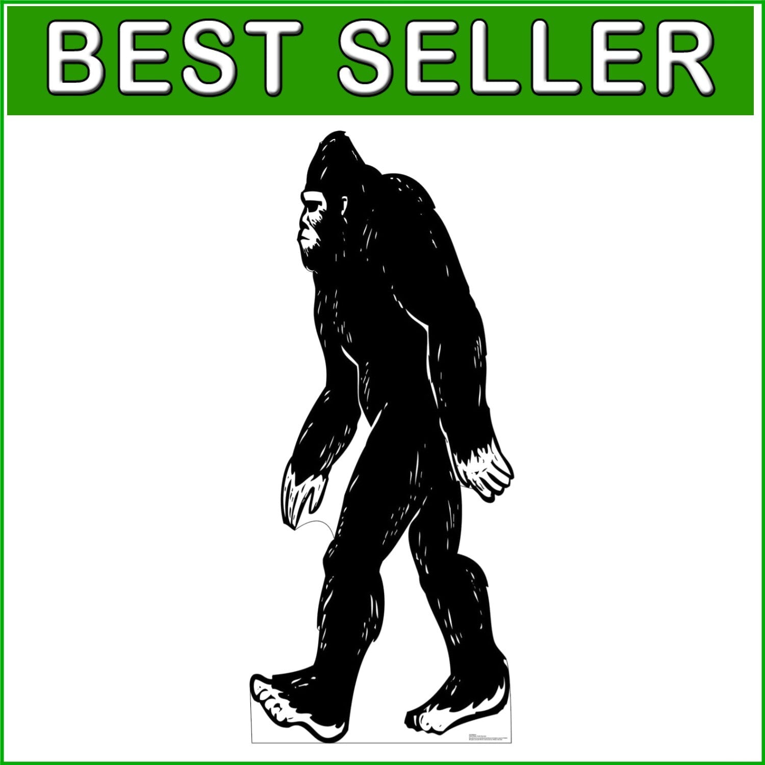 83" Bigfoot Cardboard Cutout - Create Memorable Moments at Any Party