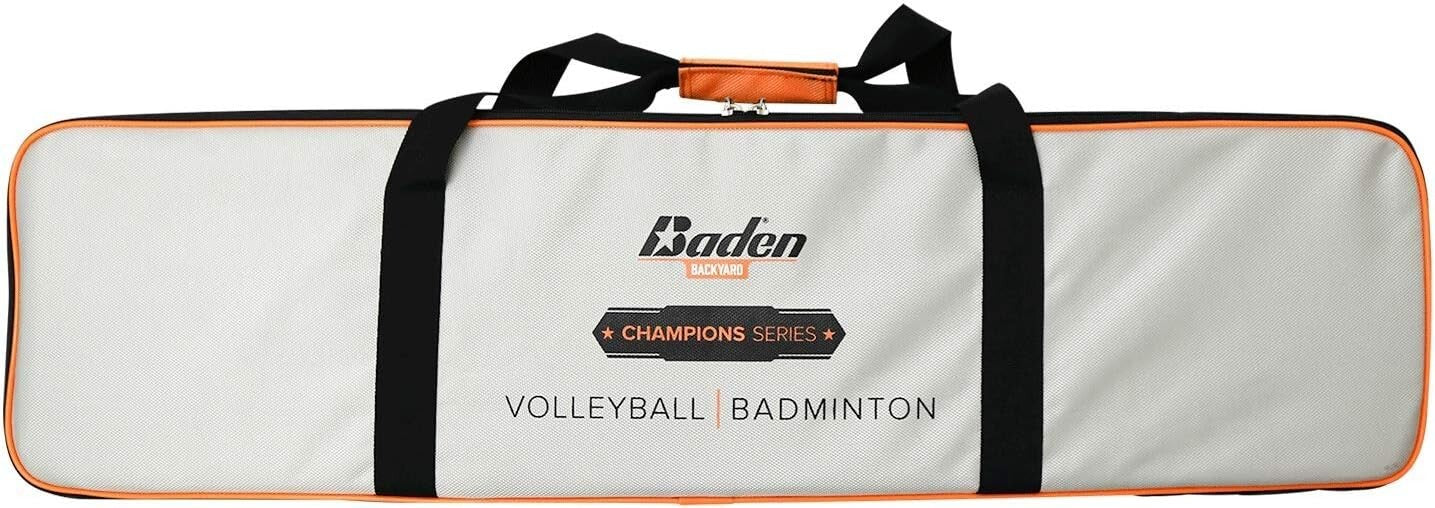 Family-Friendly Volleyball & Badminton Combo Set - Weather-Resistant Carry Bag