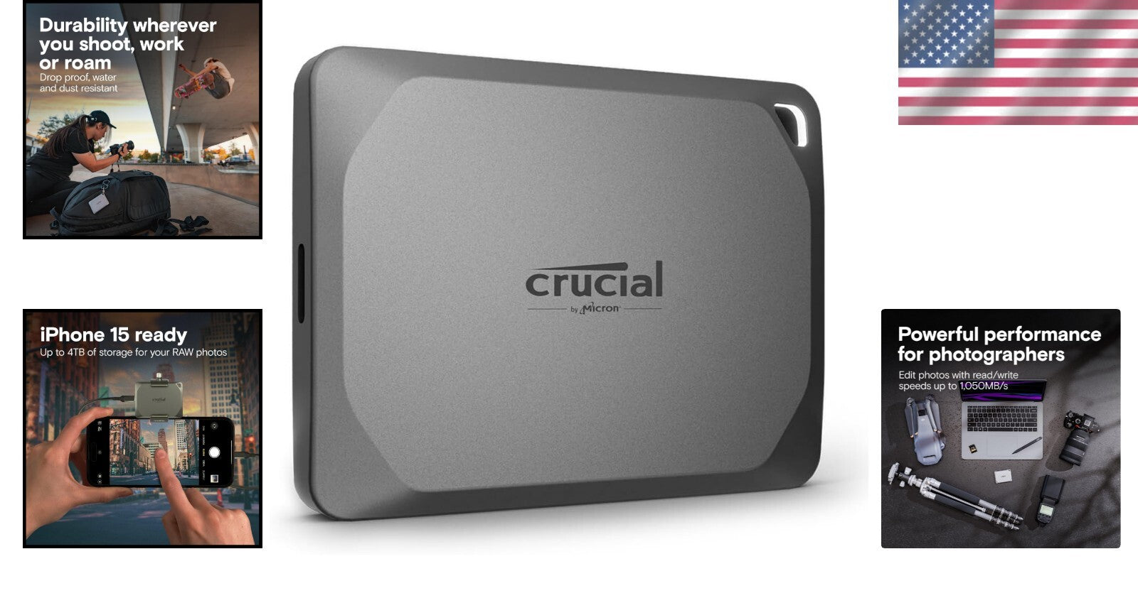 X9 Pro 4TB SSD: Drop-Proof, USB-C High-Speed Storage Solution for Creators