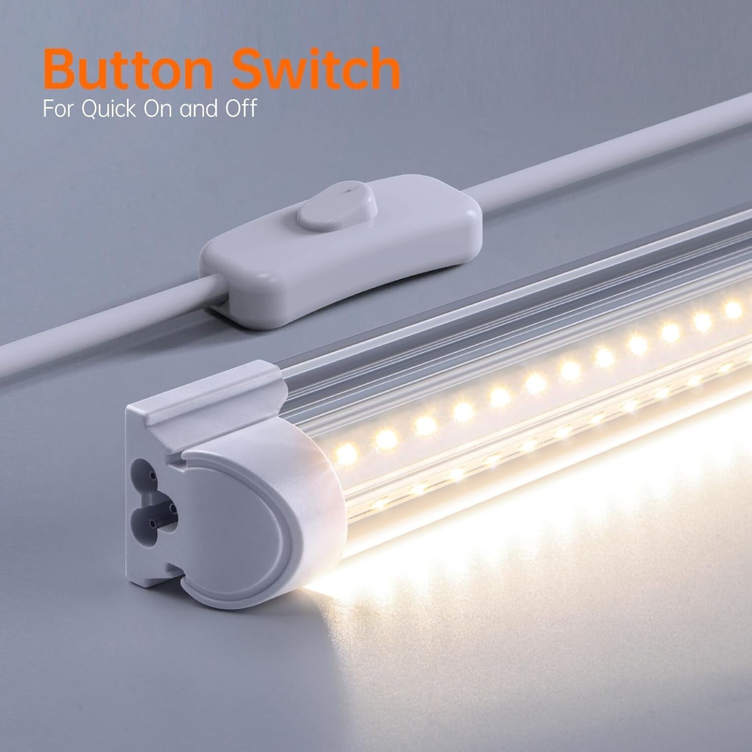 DIY Grow Shelf with 8 Full Spectrum Lights & Mobile Design for Indoor Plants