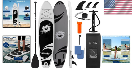 Lightweight Inflatable Paddle Board with Accessories – Ideal for All Ages