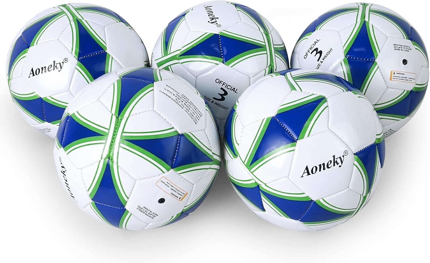 Durable Size 3 Soccer Ball with Inflation Pump - Perfect for Kids' Outdoor Play
