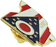 Load image into Gallery viewer, Gold Plated 50 US State Lapel Pins Set - Enamel Finish &amp; Secure Clutch Back