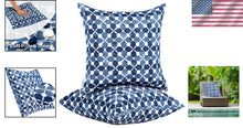 Load image into Gallery viewer, Durable Waterproof Outdoor Pillows 18x18 with Plush Inserts - Year-Round Comfort