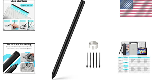 All-in-One Magnetic Stylus with Eraser for reMarkable 2 - Precision & Comfort