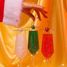 Load image into Gallery viewer, Madame Claus Edible Glitter Set - Ruby Red, White &amp; Green Sparkling 3-pack