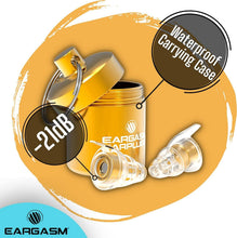 Load image into Gallery viewer, Noise-Cancelling Earplugs with Gold Filters - Perfect for Concerts &amp; Raves