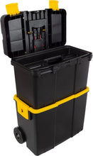 Load image into Gallery viewer, 2-in-1 Stackable Tool Chest with Wheels - Ergonomic Design for Easy Transport