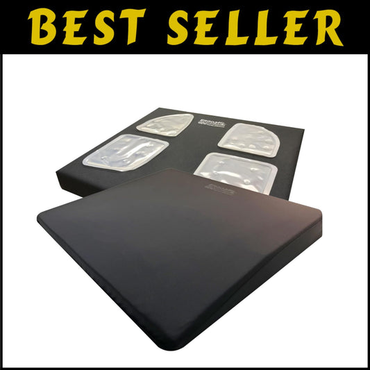 LiQuiCell Sports Cushion - Ergonomic Support for Back Pain and Pressure Relief