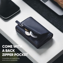 Load image into Gallery viewer, Genuine Leather Pop-Up Bifold Wallet with RFID Protection - Stylish &amp; Practical