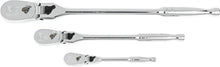 Load image into Gallery viewer, Premium 3 Piece Locking Flex Head Teardrop Ratchet Set - Professional Quality