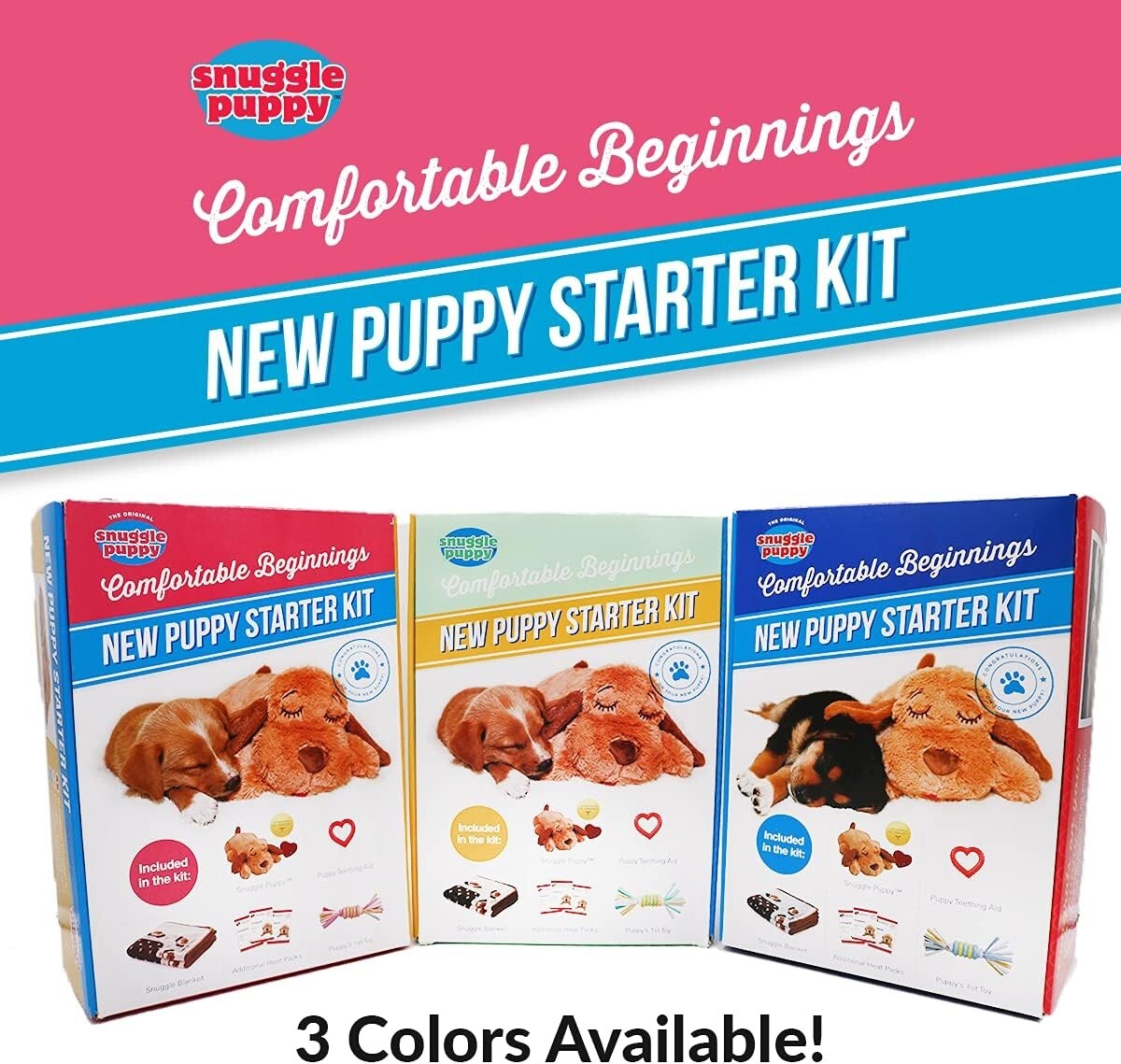 Comprehensive Snuggle Puppy Starter Kit - Ultimate Comfort for New Dogs